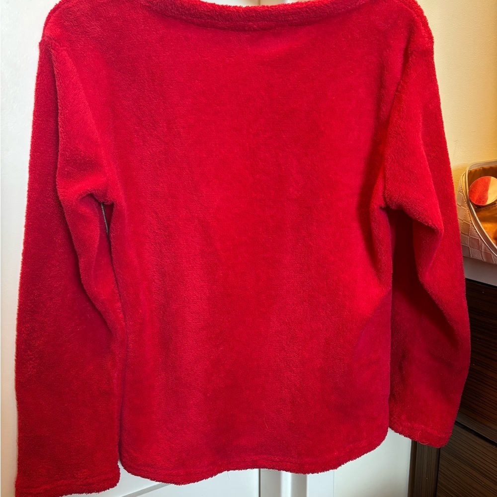 Hello Kitty Red Fleece Sweater - Picture 6 of 10